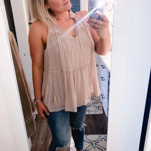 NWOT CUTE PEPLUM TOP